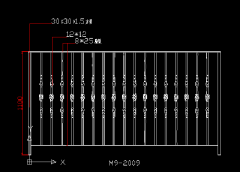 鐵藝圍欄CAD圖