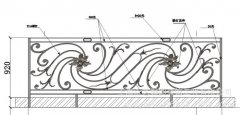 別墅陽臺鐵藝護欄安裝工藝